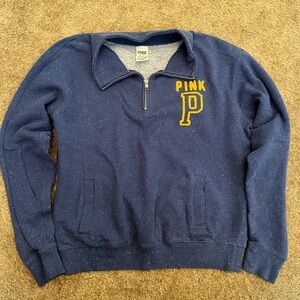 Victoria Secret PINK - 3/4 Zip Pull Over with kangaroo pocket